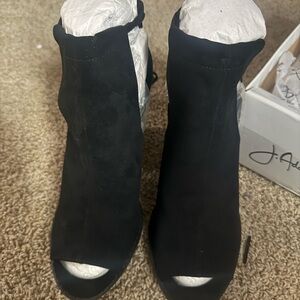 J Adams Women's Elegant Black Ankle Booties